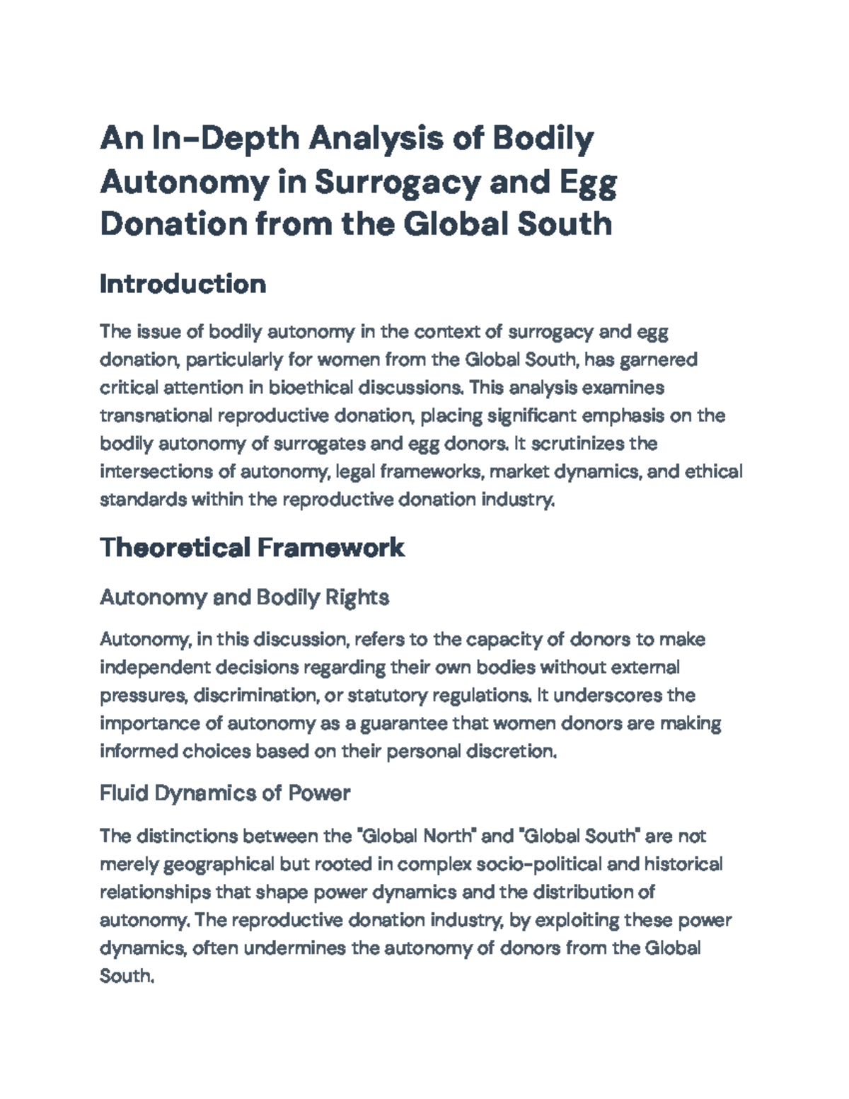 An In-Depth Analysis of Bodily Autonomy in Surrogacy & Egg Donation ...