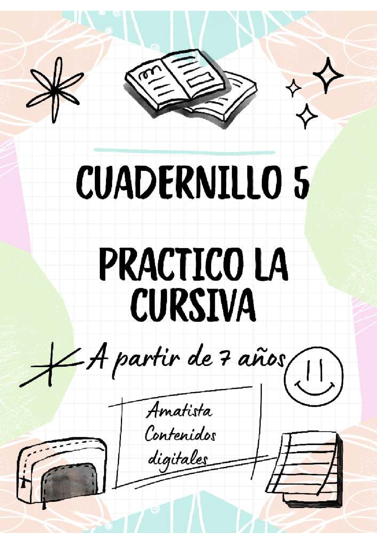 5 Cuadernillo 5 Practico la cursiva - Abecedario 1 2 3 - 1 2 3 - 1 2 3 ...