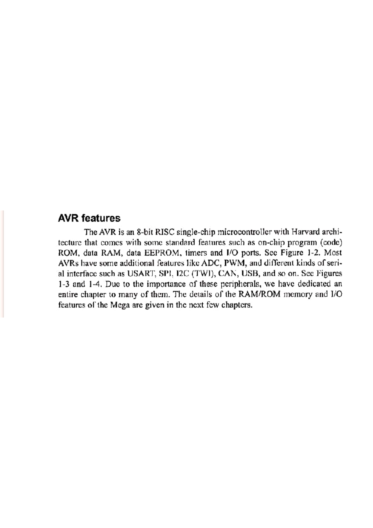 AVR Architecture - Detailed Notes on Microcontroller Features - Studocu
