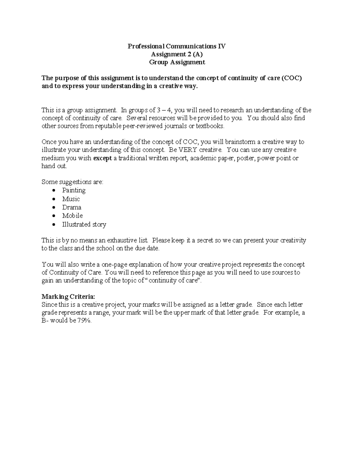BC-NSG-COM401 v2-0 Assignment 2 A 2019-0828 - Professional ...