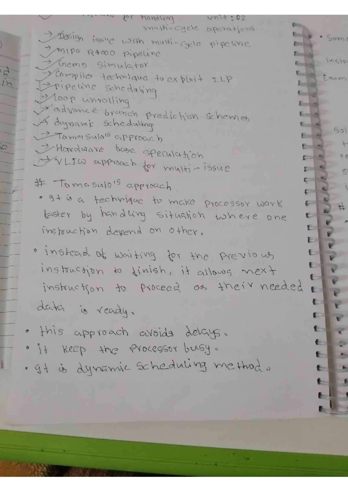 COA 6 - Notes of Advance Computer Architecture - Temp input buffered ...