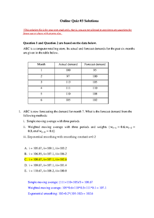 HW4 ISOM2700: Operations Management Homework Solutions for Fall 2024 ...