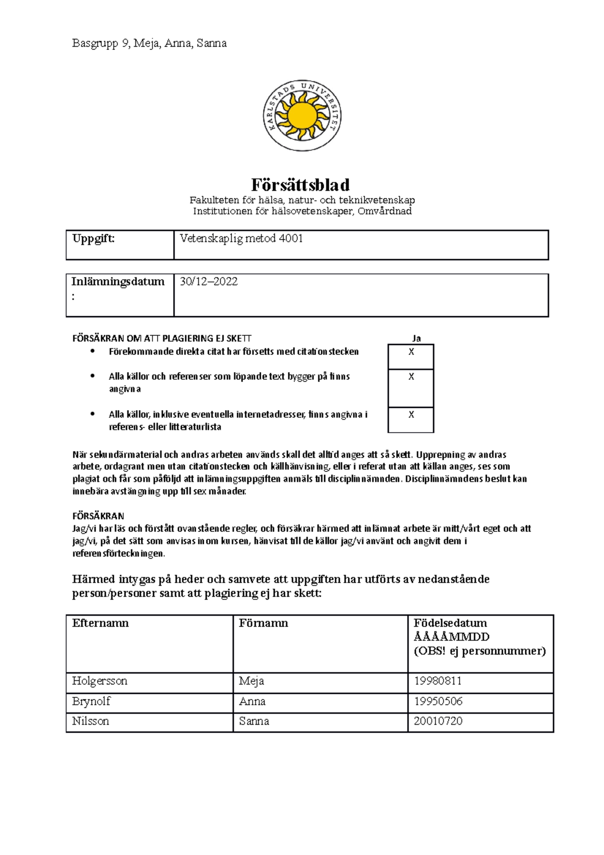 grupp-9-vetenskaplig-metod-f-rs-ttsblad-fakulteten-f-r-h-lsa-natur
