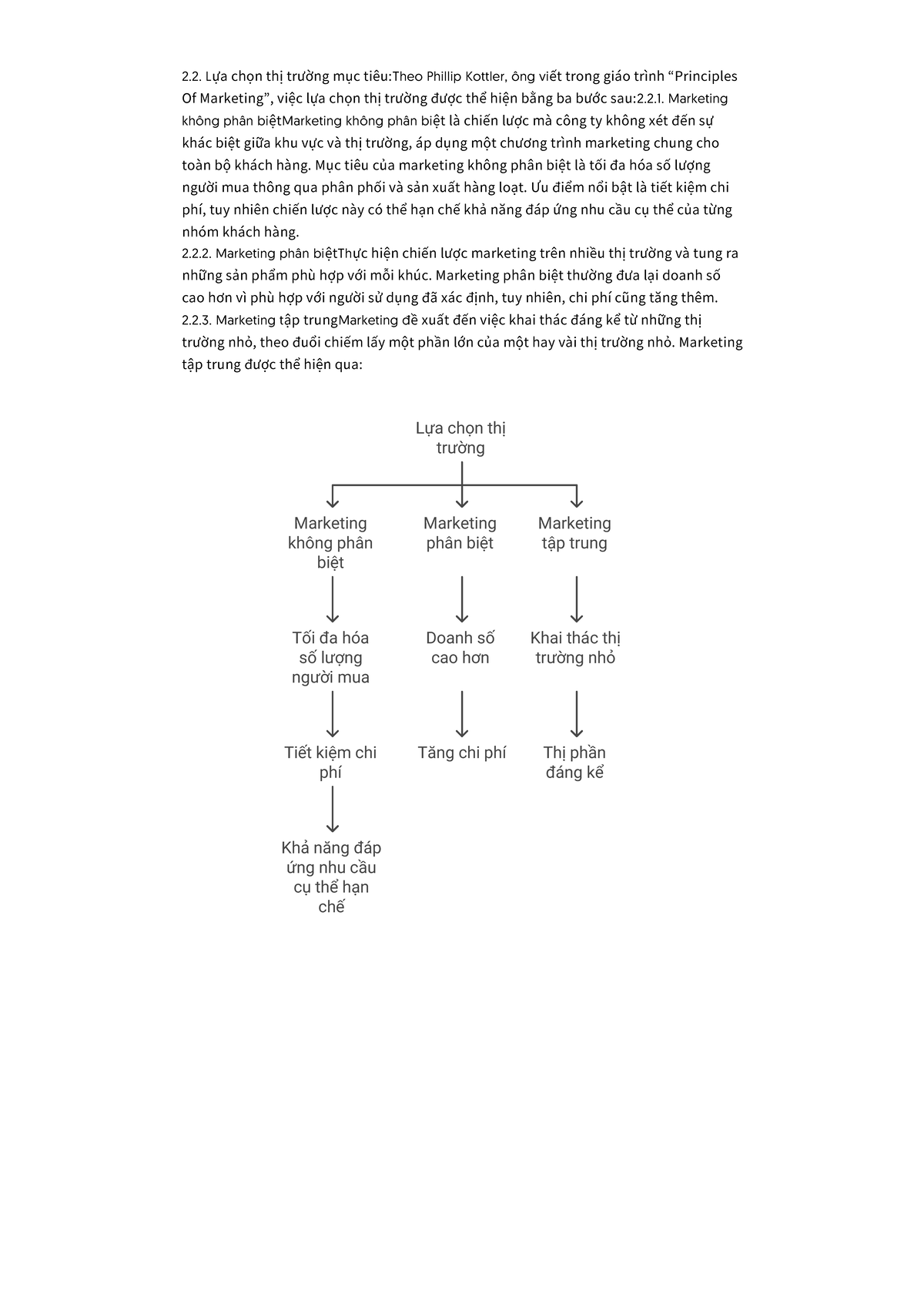 Marketing Strategies: Target Market Selection and Differentiation - Studocu