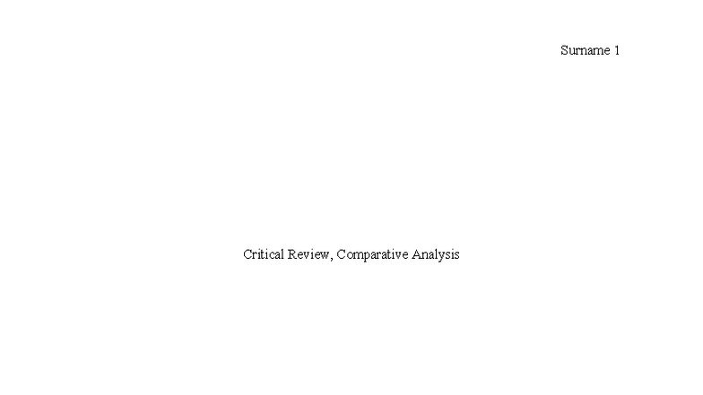 Critical Review: Comparative Analysis of Authentic Leadership (Course ...