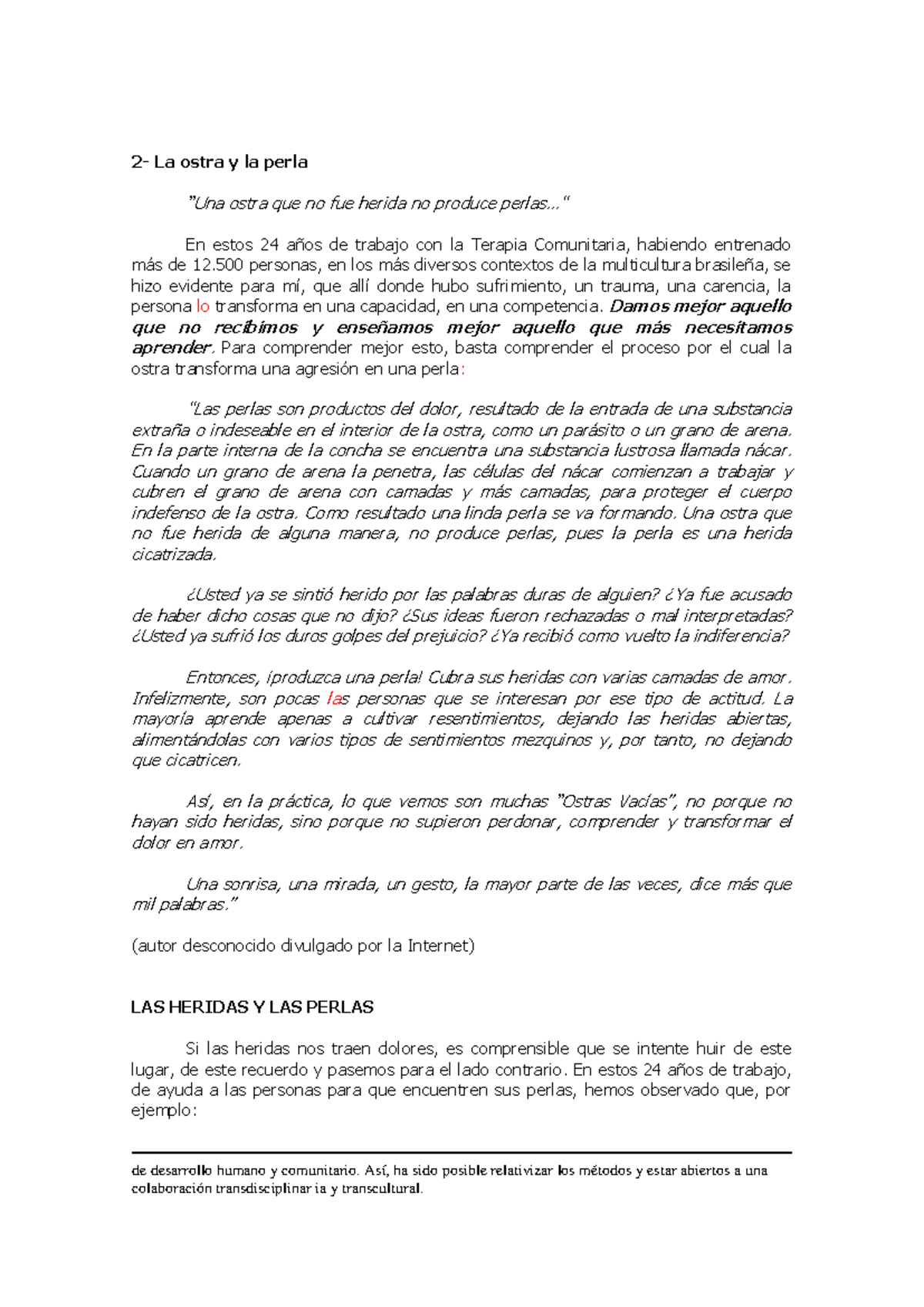 Libro TCI Parte 2 Ilovepdf 2 La Ostra Y La Perla Una Ostra Que No 