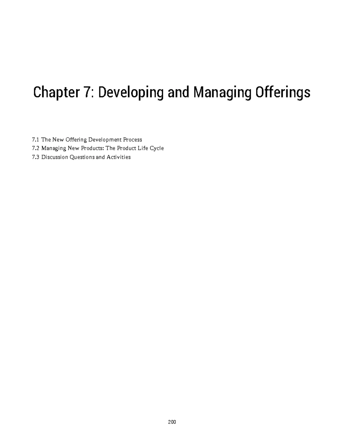 Principles of Marketing: Chapter 6 - Creating and Managing Offerings ...