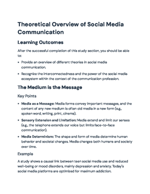 COMS214: Exam Paper 1 - Social Media Usage and Brand Management - Studocu