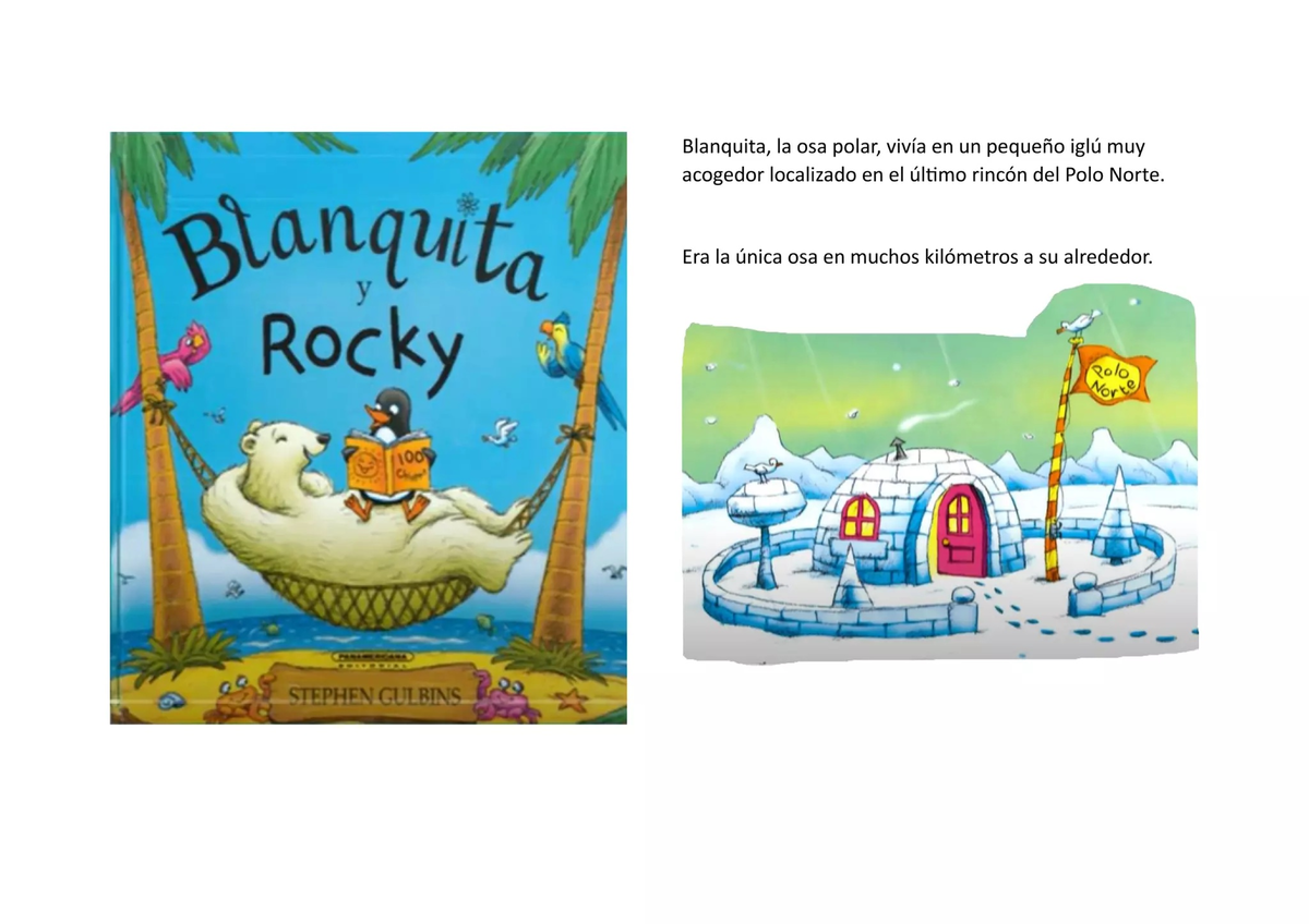 Cuento Infantil: Blanquita y Rocky en el Polo Norte (AND 1005) - Document Preview