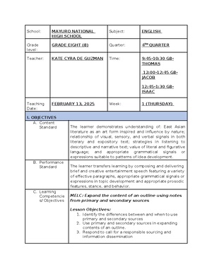 Reflection-2FS2 - Reflection - CHRISTINE JOY Y. GONZALES WEEK 2 BSED ...