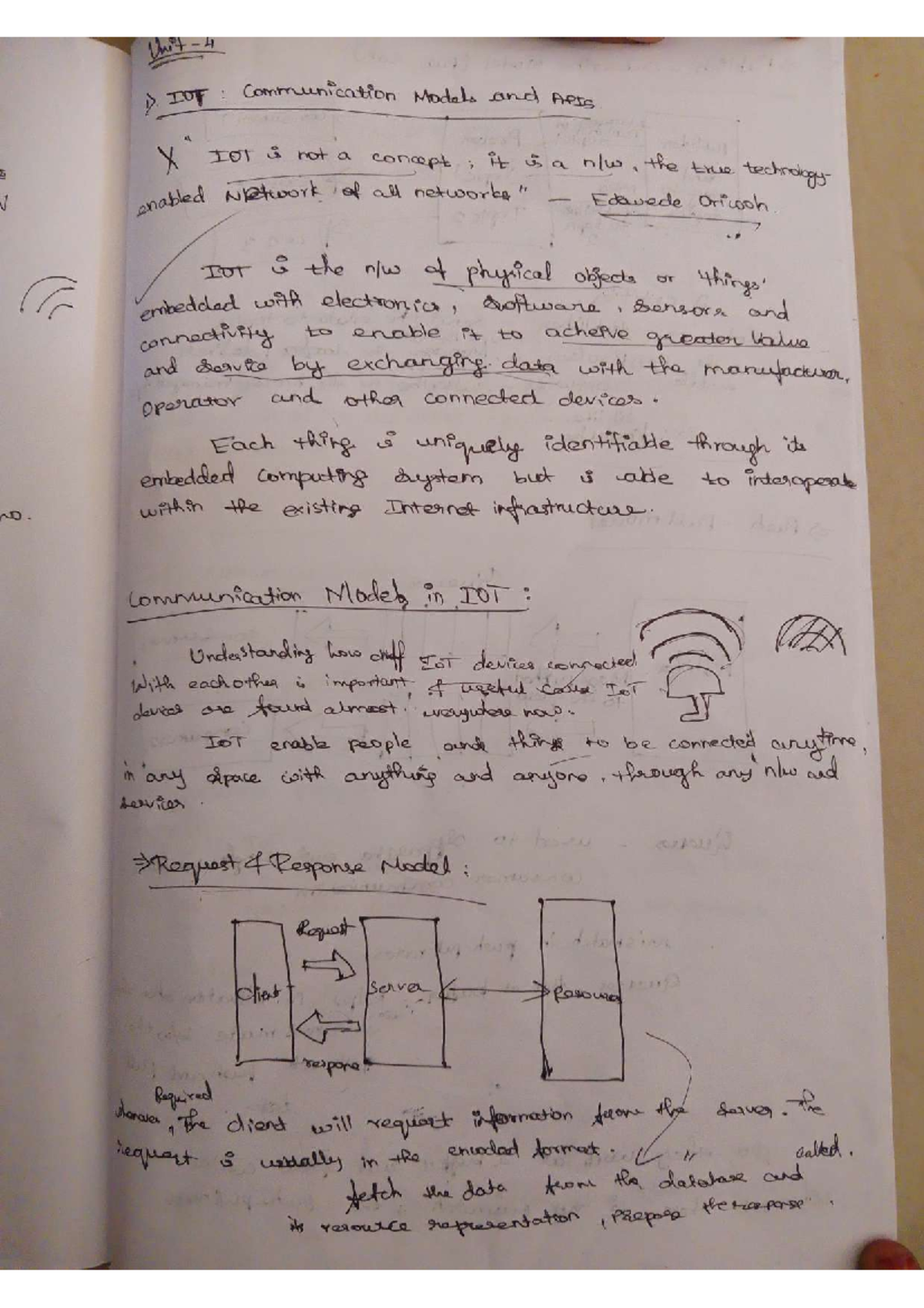 IOT 00: Communication Models and APIs in Internet of Things - Studocu