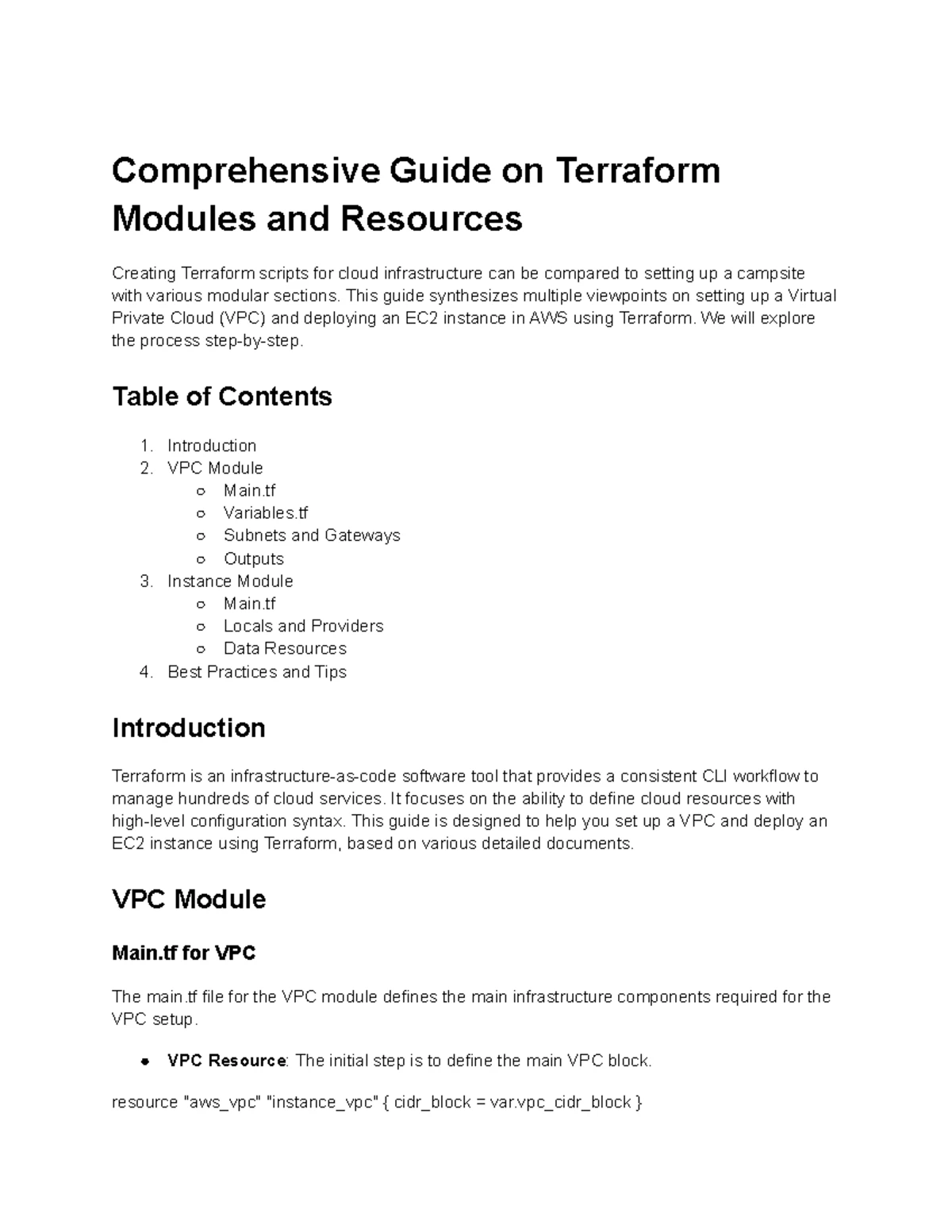 Deploying & Managing Terraform resources - Comprehensive Guide to ...