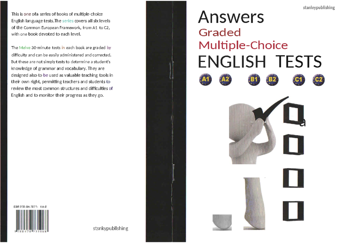 Graded Multiple-Choice English Tests (A1-C2) - Answers - Studocu