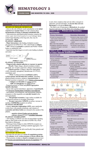 CLINICAL CHEMISTRY 2: ELECTROLYTES & CALCIUM NOTES (1ST SEM SY: 2024 ...