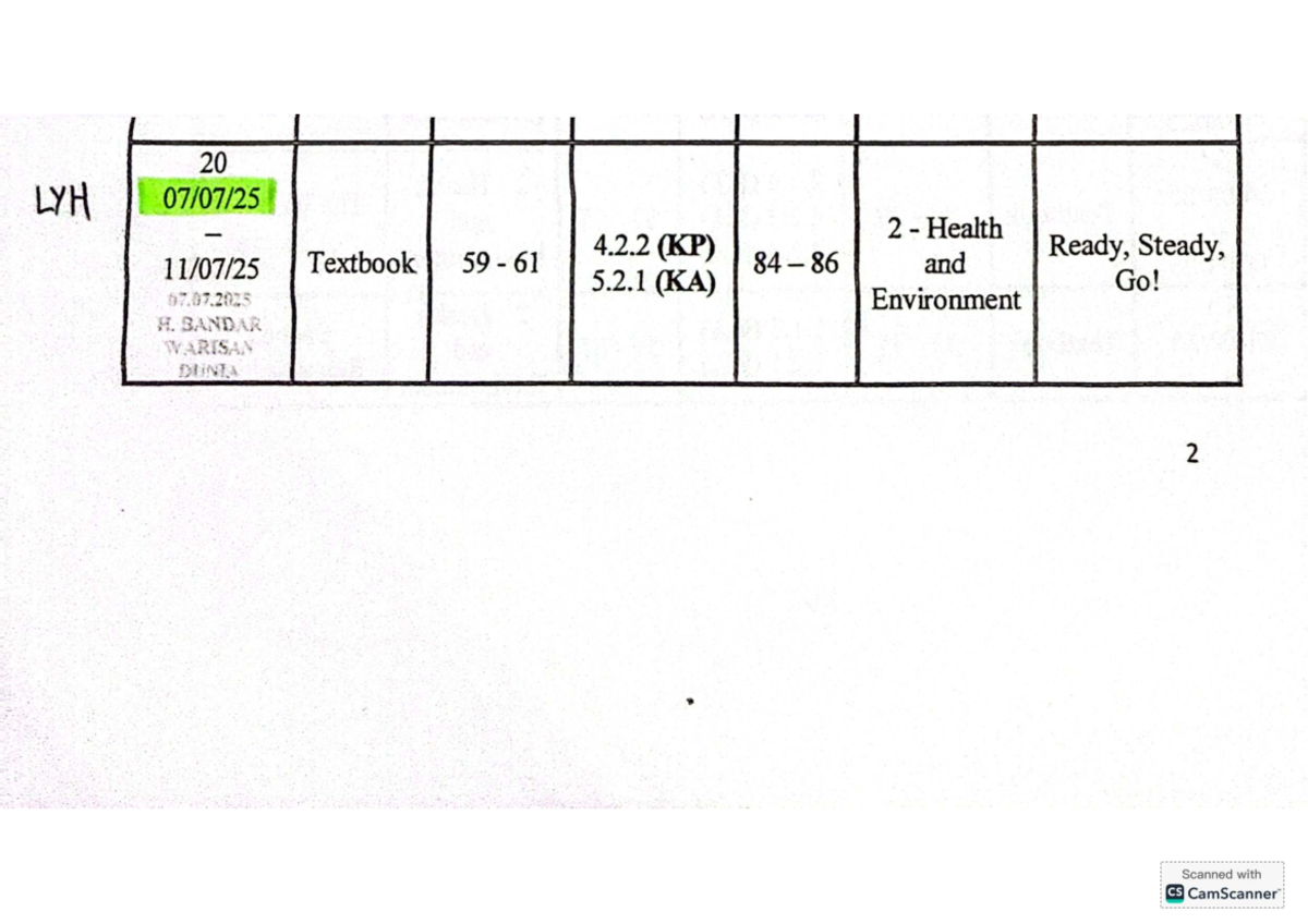 RPT FORM 3 - Health & Science Textbook Overview and Notes - Studocu