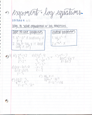 MTH085 Section 7.6 Lesson - MAT 107 - Studocu