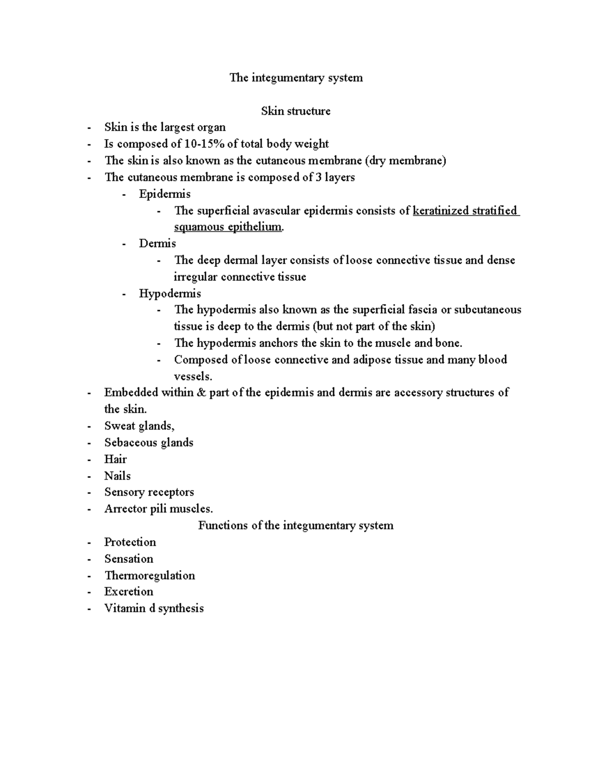 Integumentary System Overview: Structure, Functions & Skin Layers - The ...