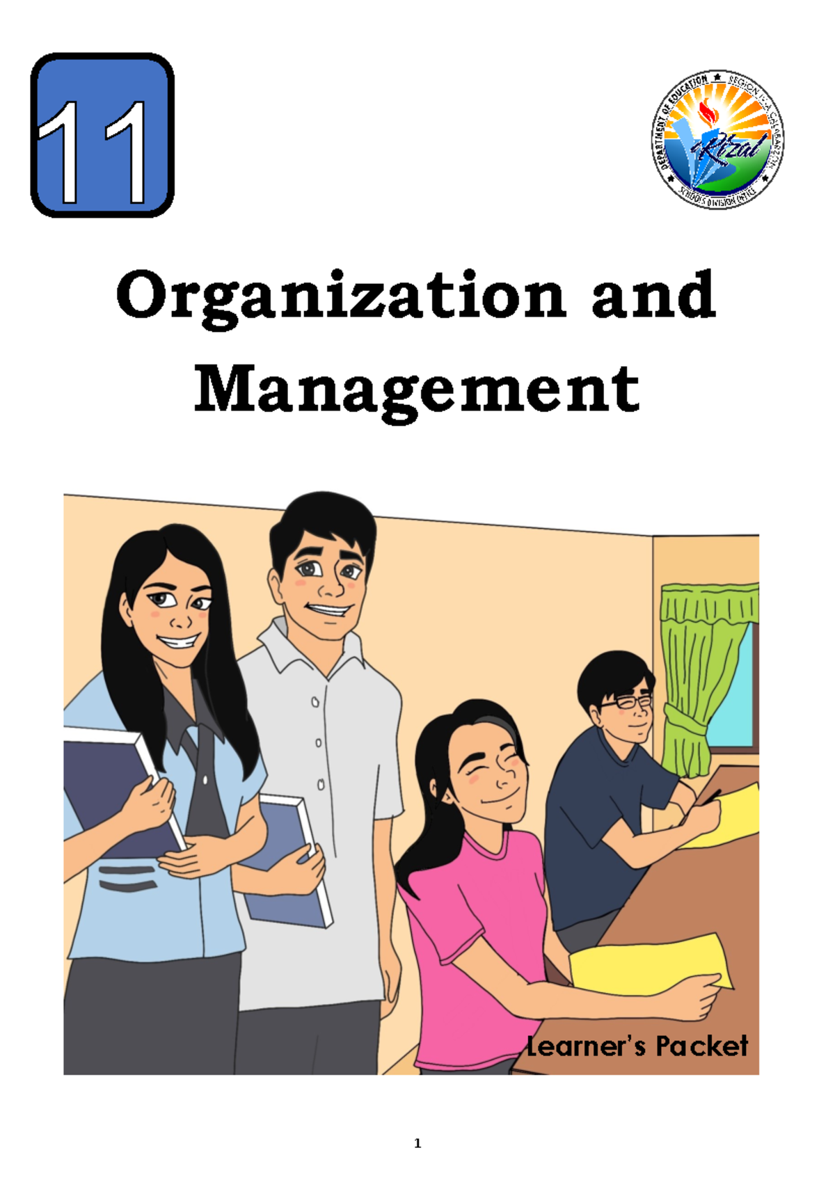 LP Module-6-8 Org Management - 1 Learner’s Packet Organization and ...