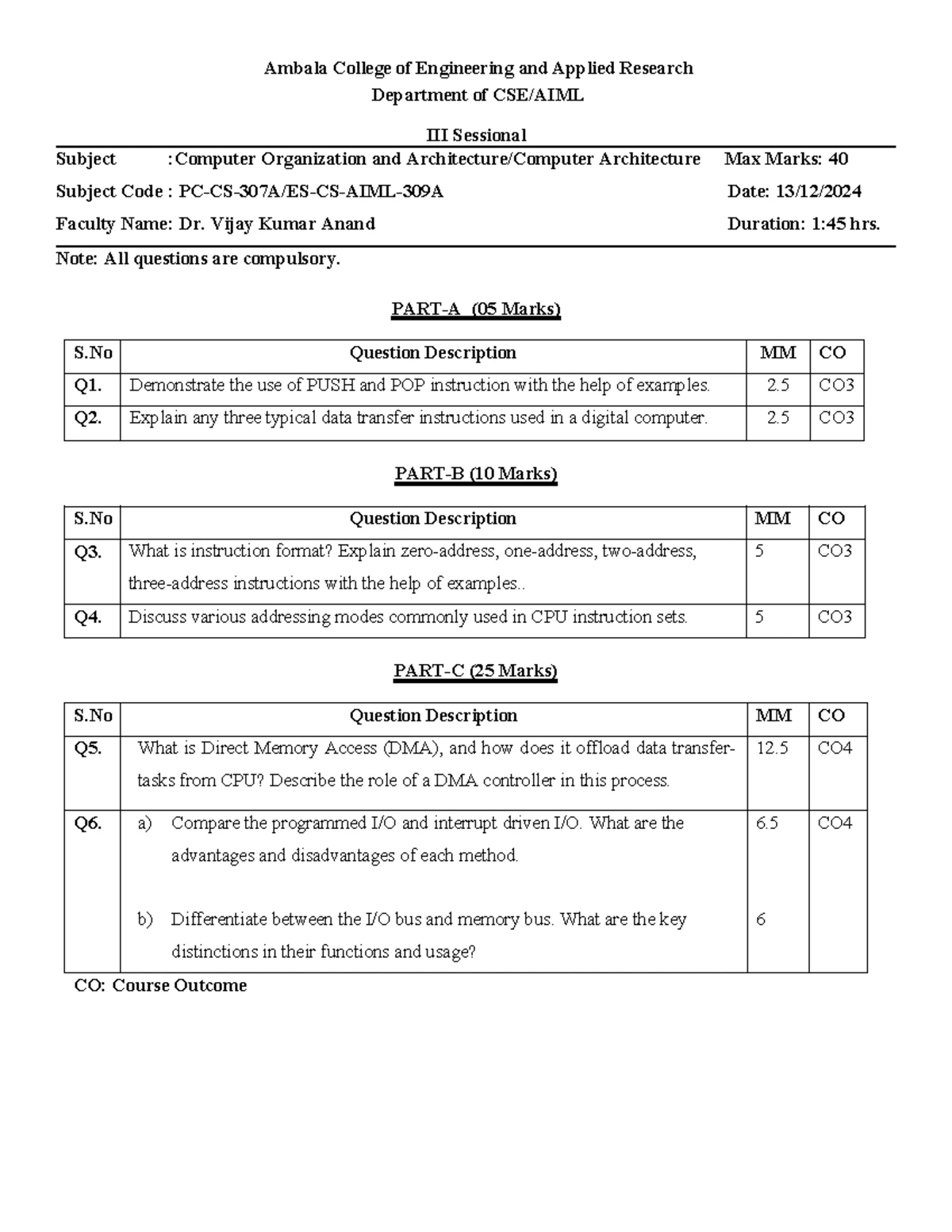 Cloud Computing Practical File - Project Report (PE-CS-A402AL) - Studocu