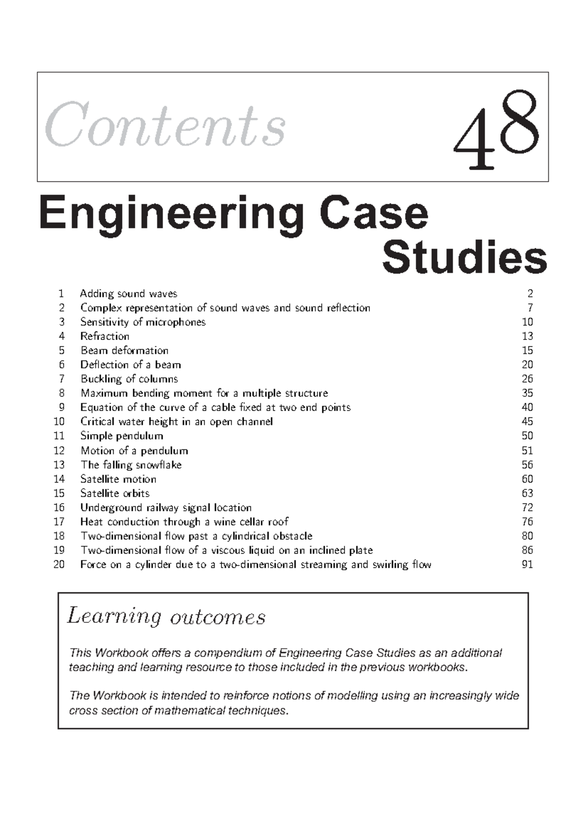 HELM Workbook 48 Engineering Case Studies - ContentsContents 4848 ...