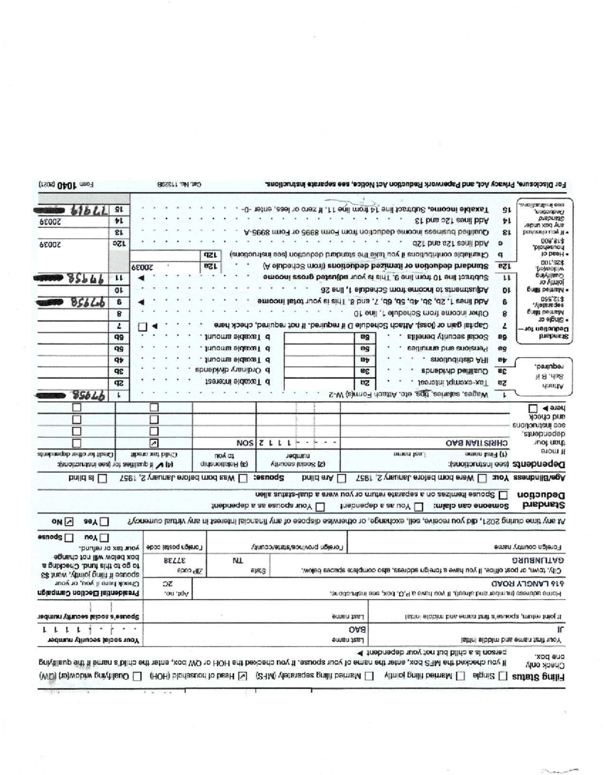 ACC330: Project 1 - Tax Filing for Ji Bao (Head of Household) - Studocu