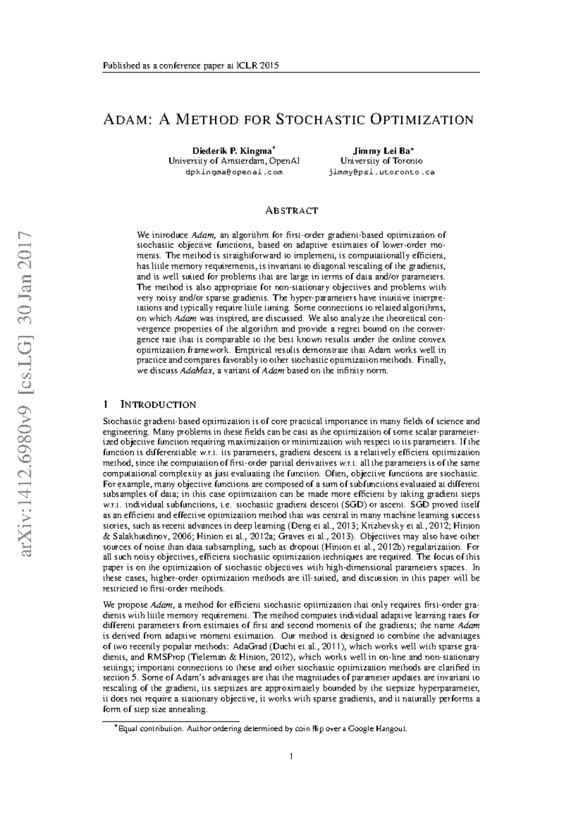 adam a method for stochastic optimization