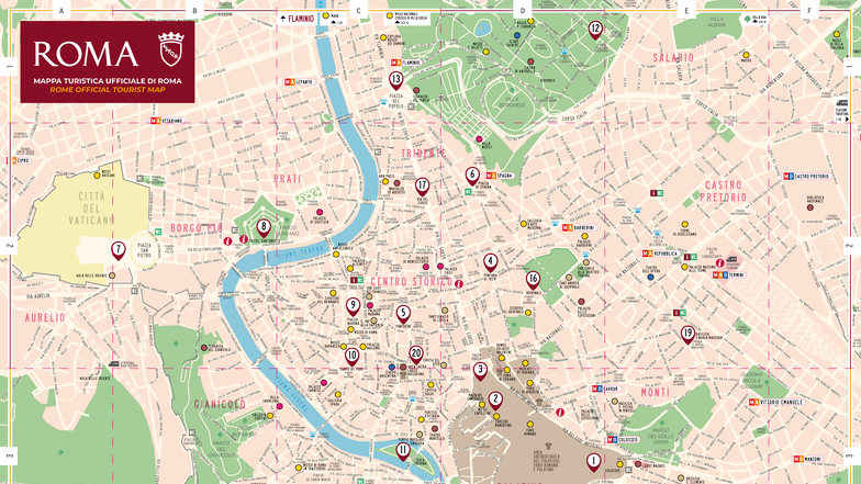 Mappa Turismo Roma 2025: Guida Completa alle Vie e Attrazioni - Studocu