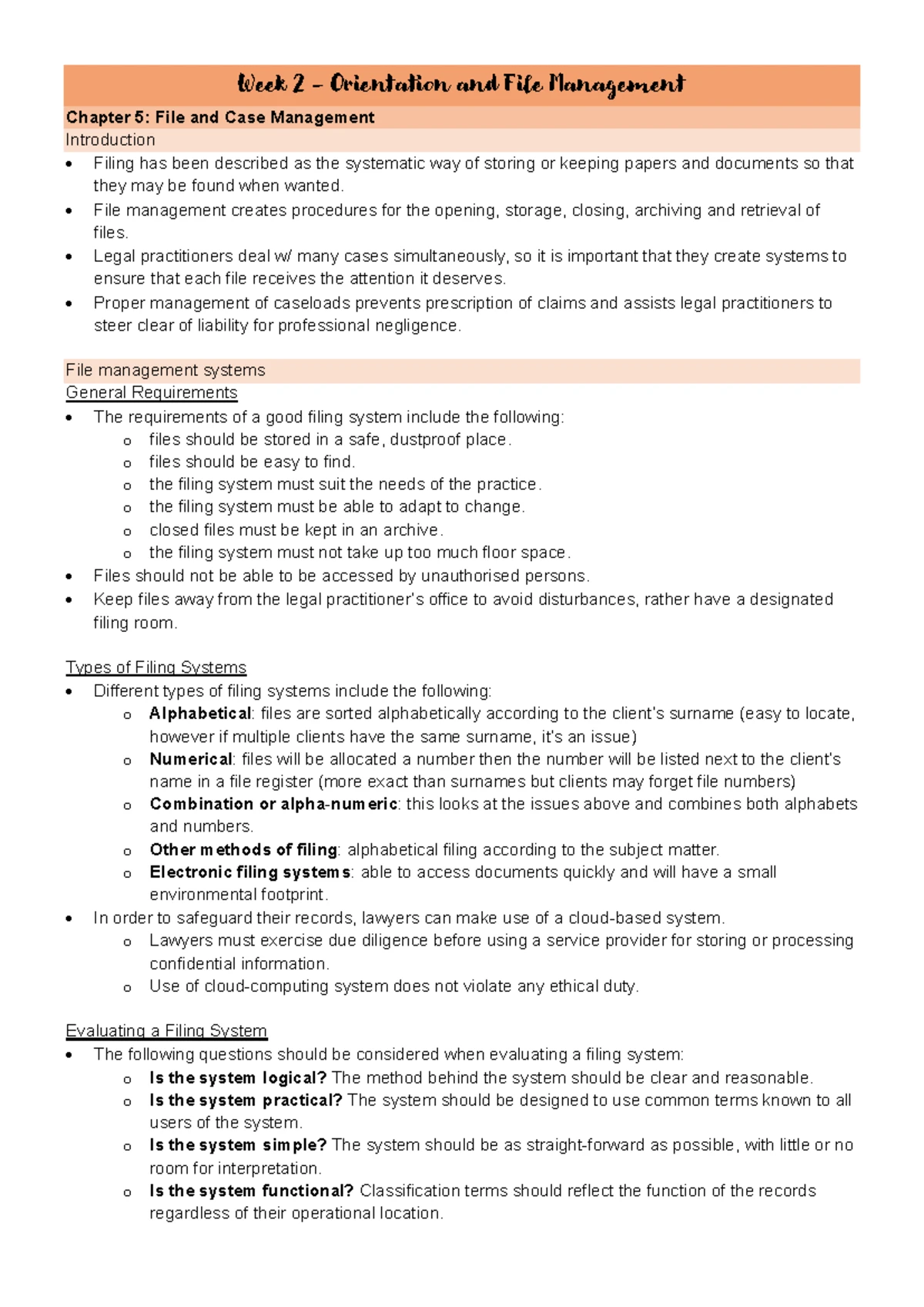 Week 3 - Consultation Skills Lecture Notes for Legal Practice - Studocu