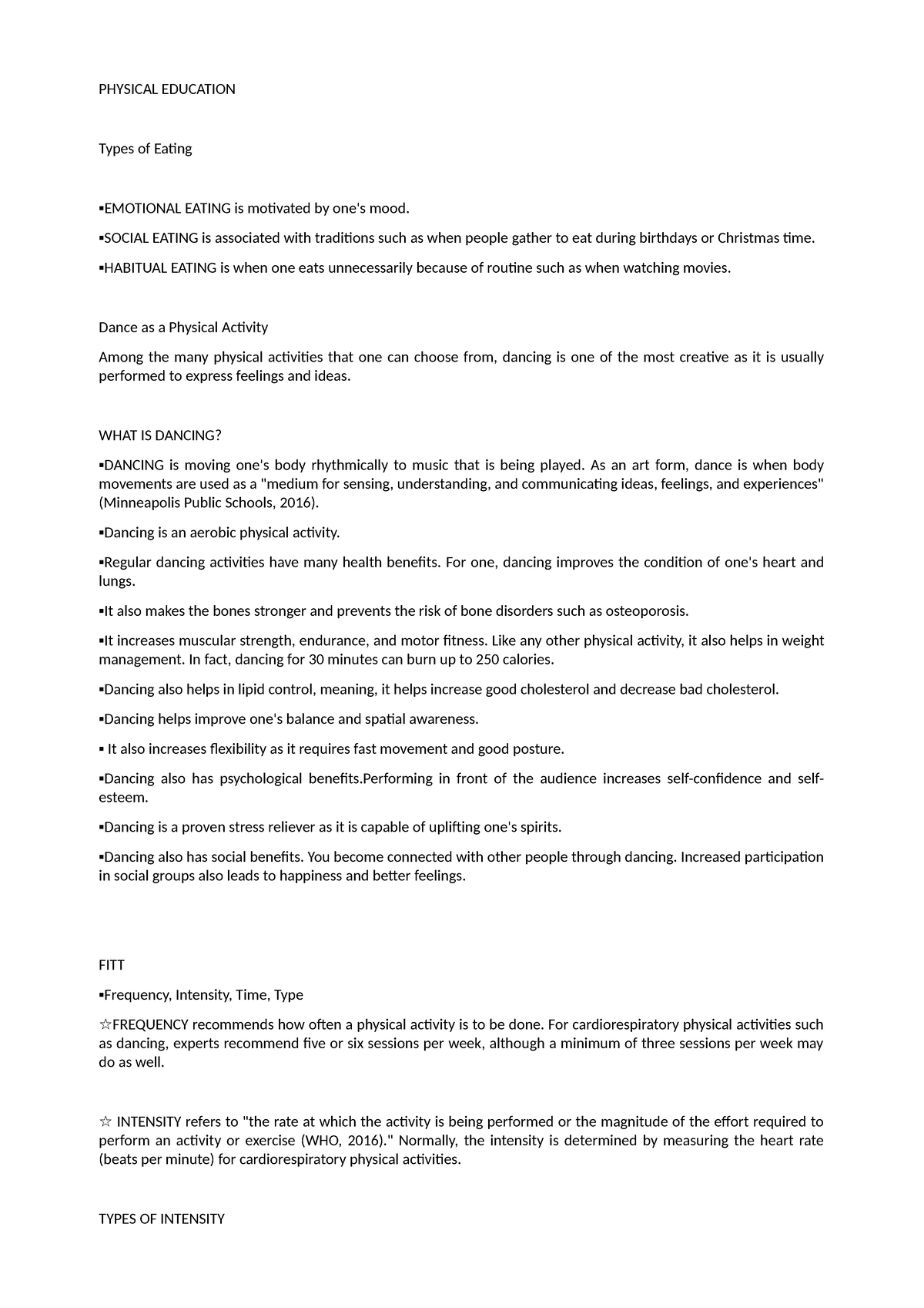 PE, UCSP, Contemp - Comprehensive Review of Physical Education Topics ...