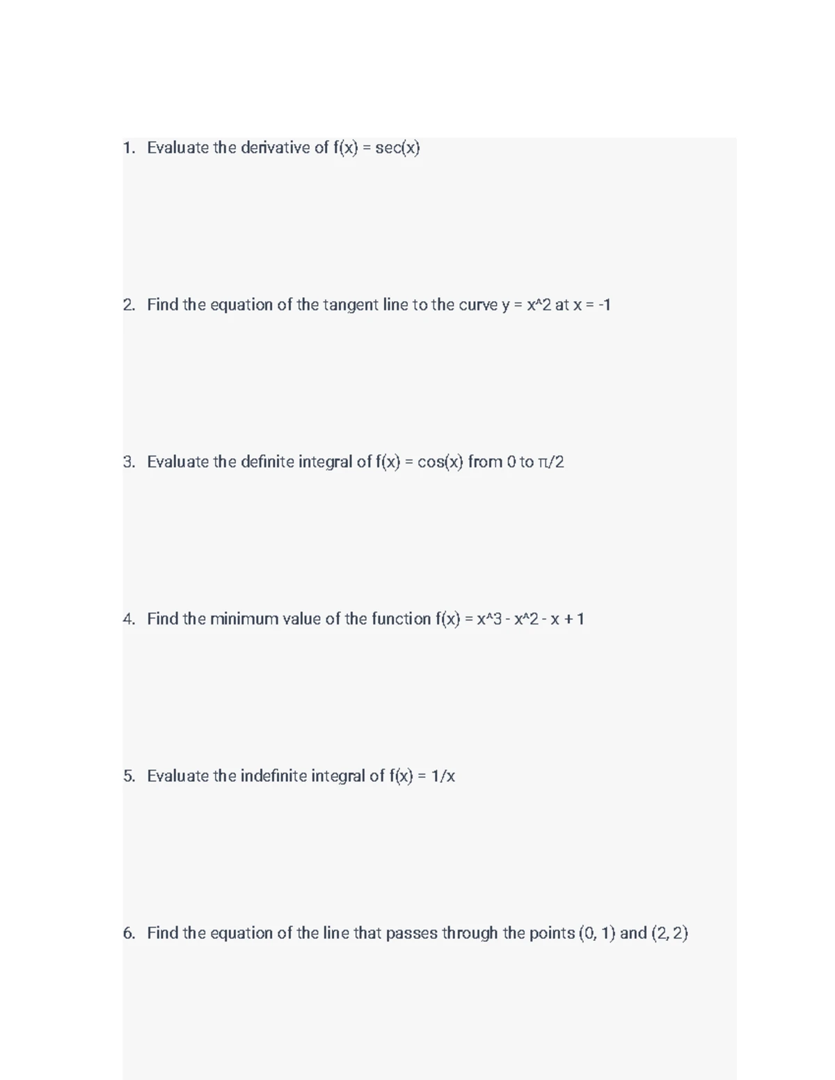 MATH 150 Final Exam Style Questions and Sample Problems - Studocu