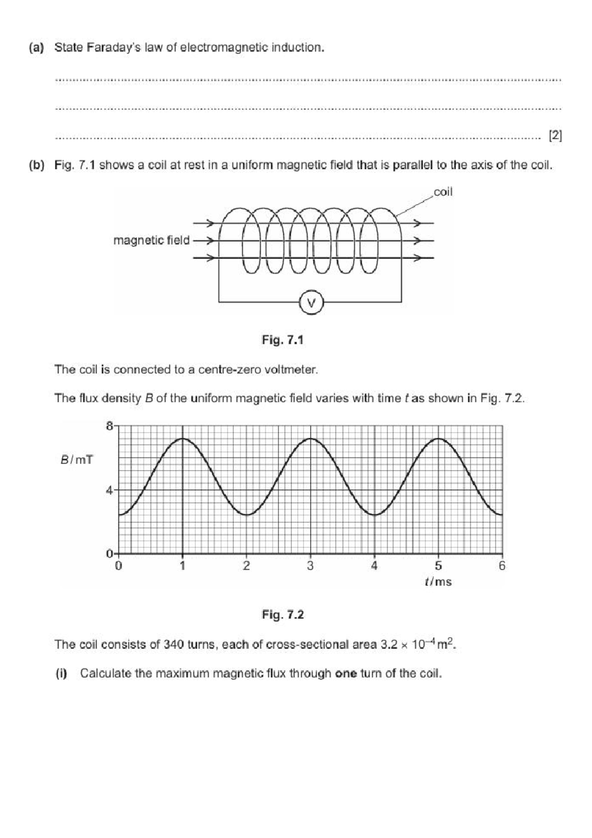 Electromagnetic Induction Concepts and Calculations for AS Level ...