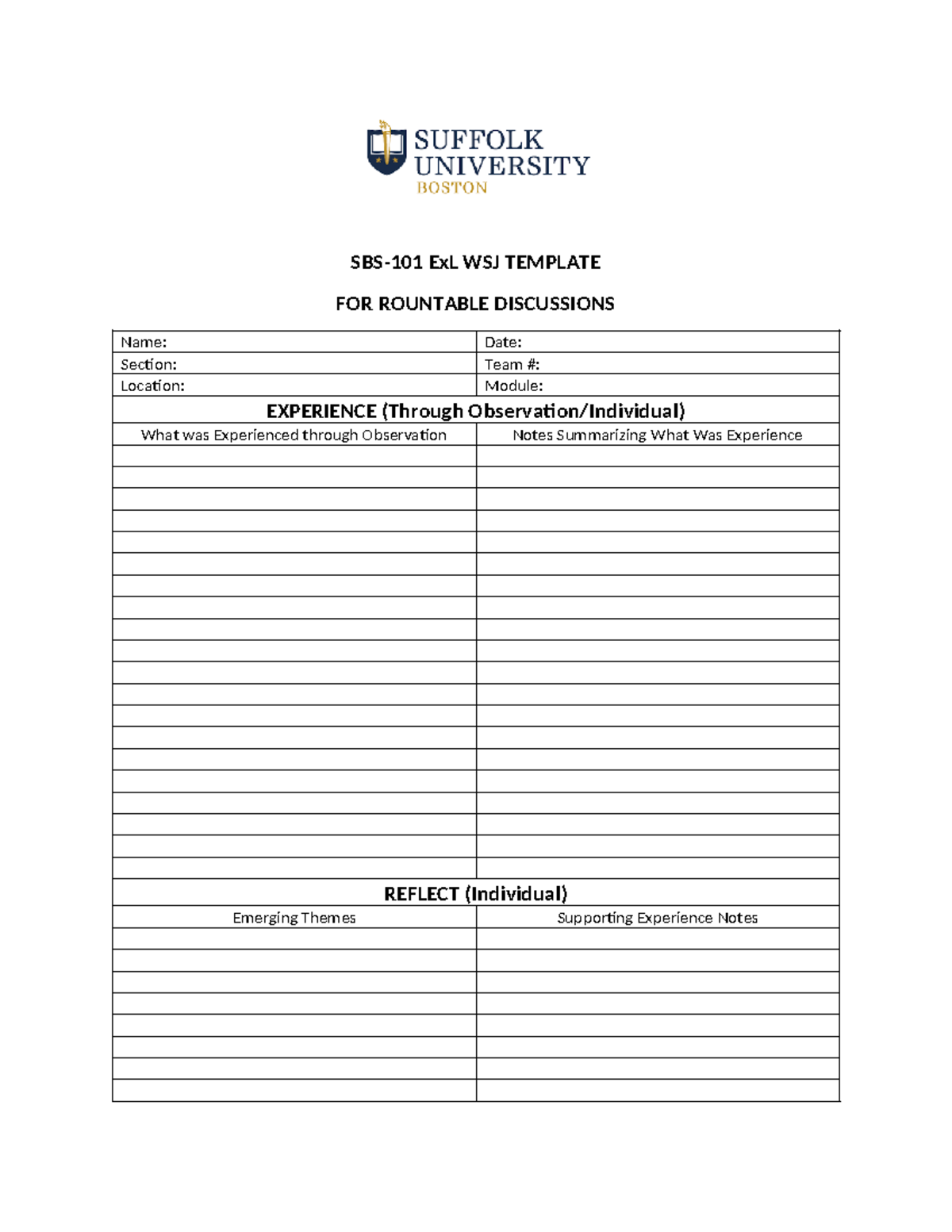Ex L WSJ Template - WRI-101 - SBS-101 ExL WSJ TEMPLATE FOR ROUNTABLE ...