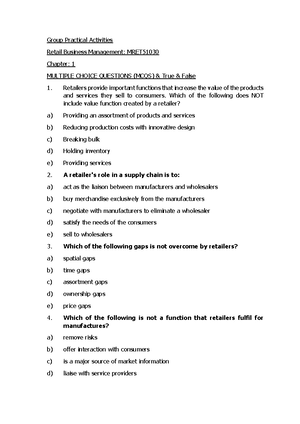 Chapter 5 Summary Notes - CHAPTER 5 FINANCIAL STATEMENT ANALYSIS NOTES ...