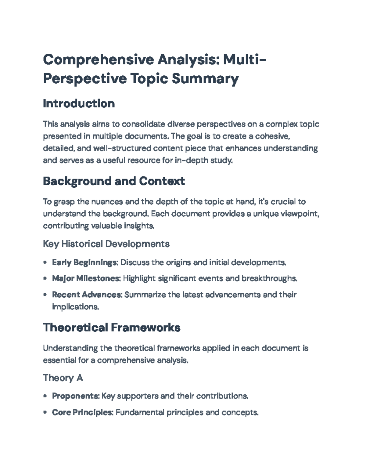 Comprehensive Multi-Perspective Analysis of Relevant Documents ...