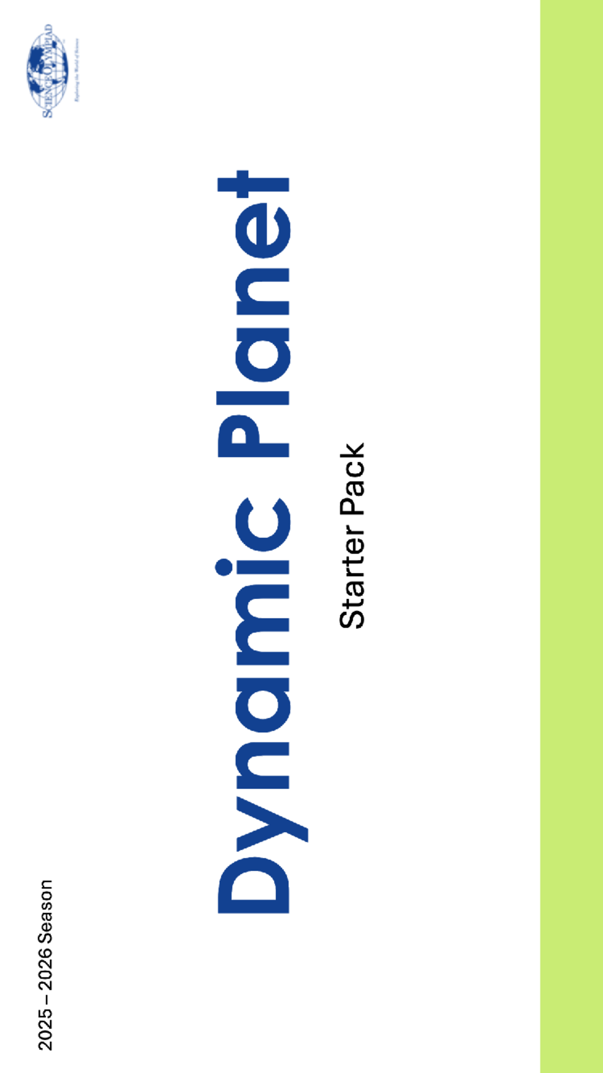 Dynamic Planet Starter Pack 2025-2026 SCIENCEOLYMPIAD - Studocu