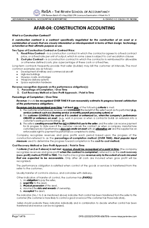 Financial Accounting and Reporting 1 - FAR1 - PUP - Studocu