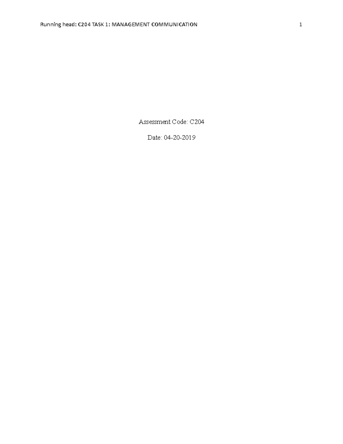 C204: Management Communication - Acquisition of Kamelon Product - Studocu