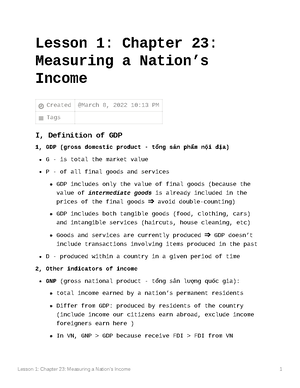 Chapter 30 - Homework for Principles of Economics - NEU - Studocu