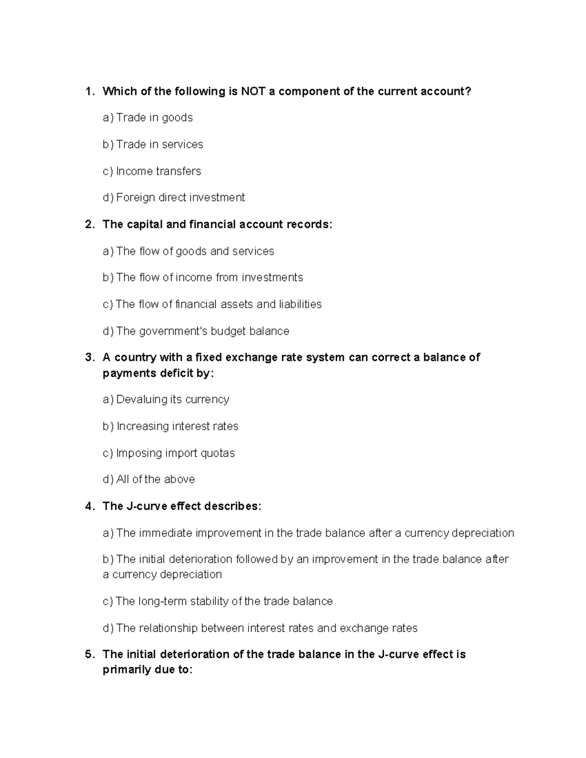 Chap 1, 2 & 3 Questions and Practice for Economics Exam - Studocu