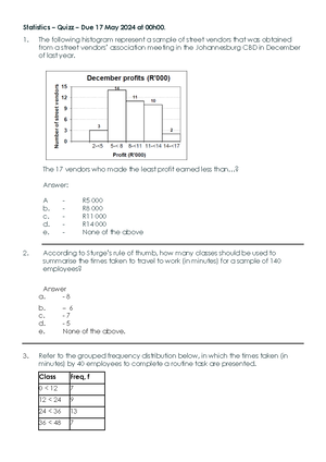 [Solved] Case Study Analyzing Business Performance Using Statistics ...