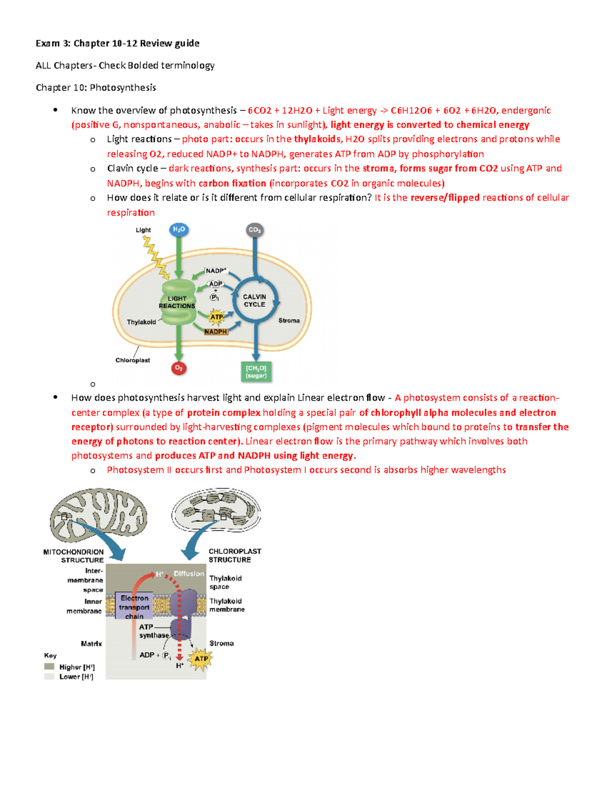Exam3-Study Guide - Exam 3: Chapter 10-12 Review guide ALL Chapters ...