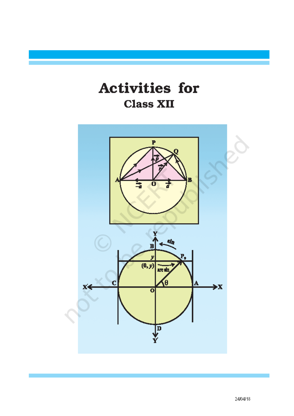 Class XII Maths Activity Manual: Engaging Learning Strategies - Studocu