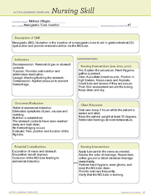 Intake and Output Calculation Activity - Geoffery Jenkins, a 67 y/o ...