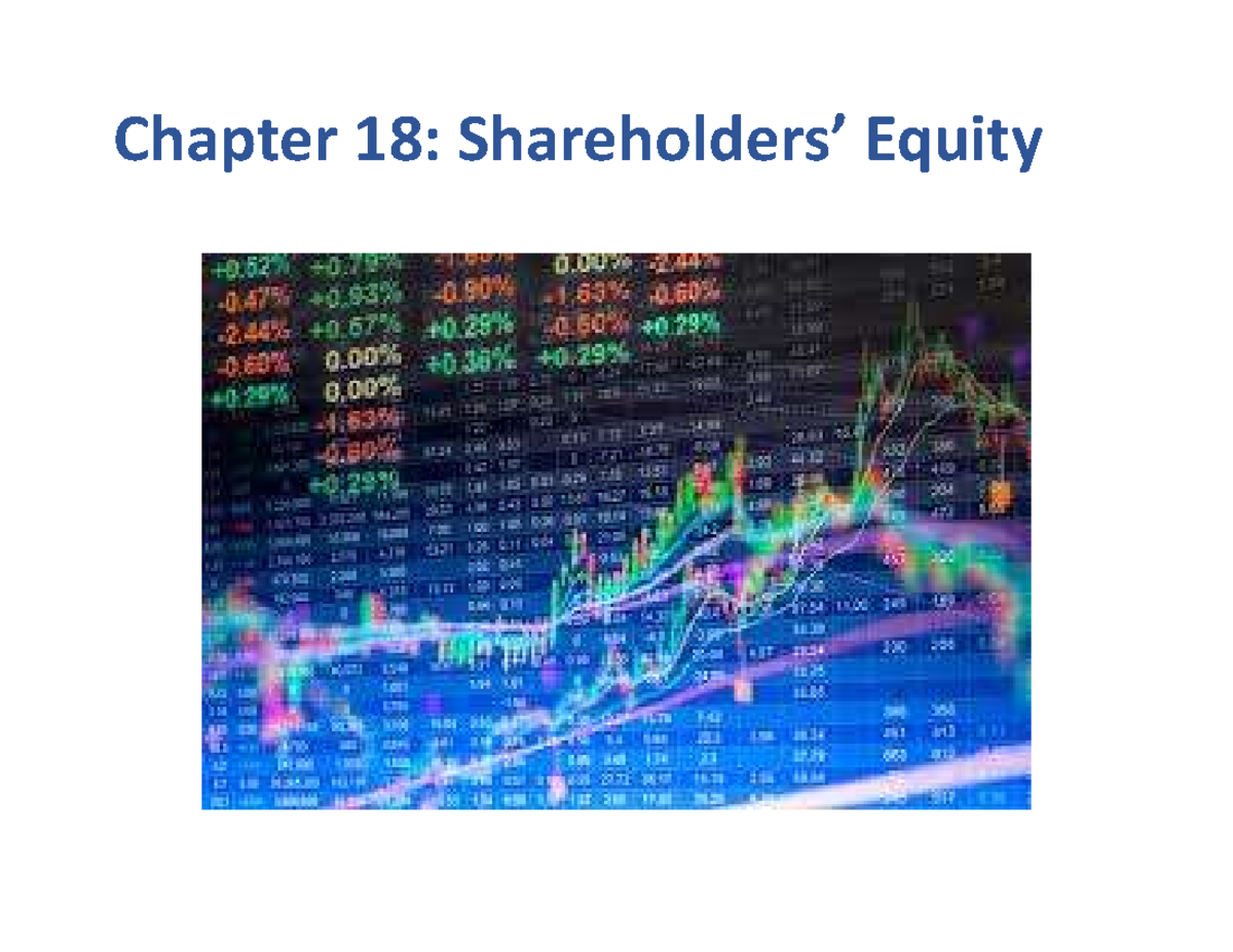 ACC18 - Lecture Slides on Equity, Corporate Structures, and Financial ...
