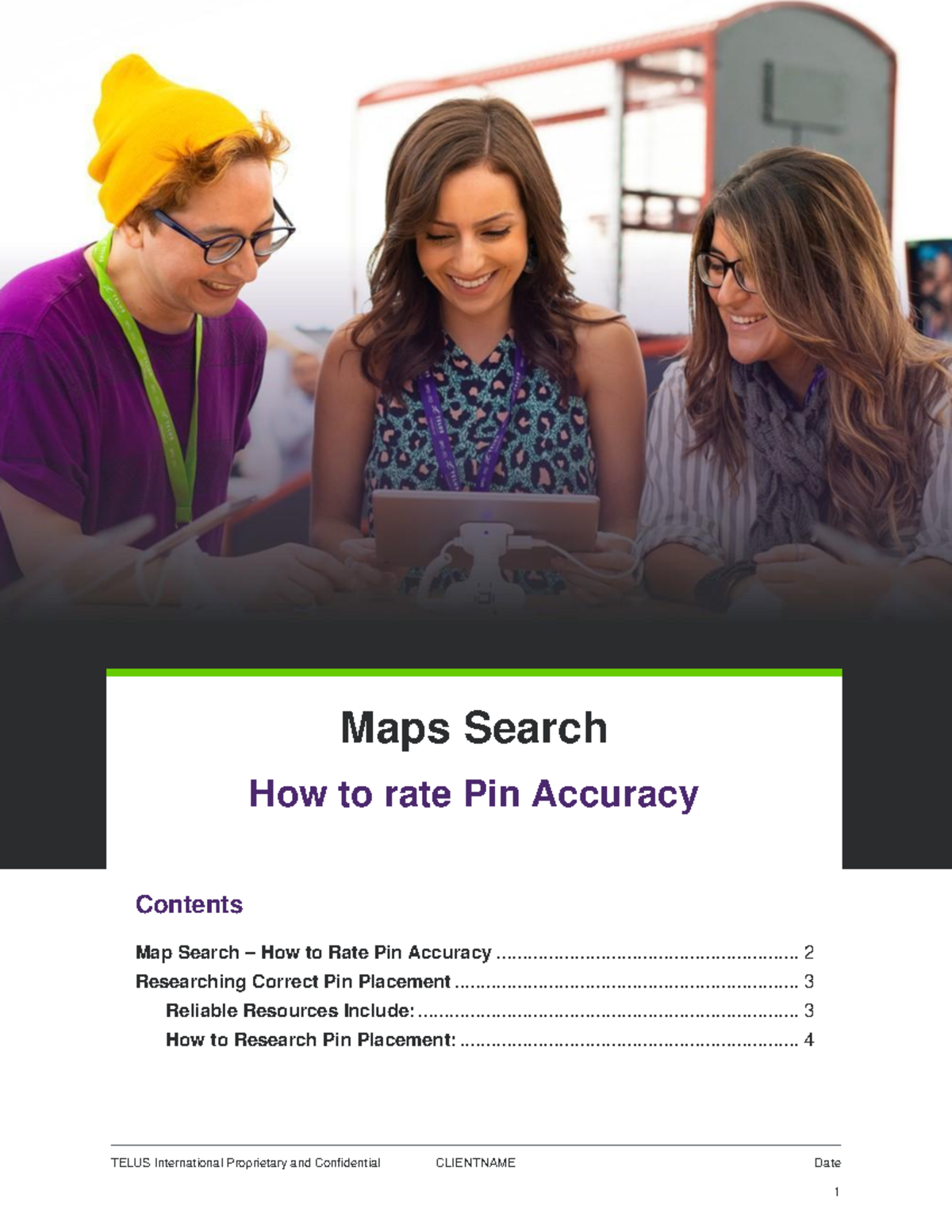 How to Rate Pin Accuracy in Map Search for TELUS International - Studocu