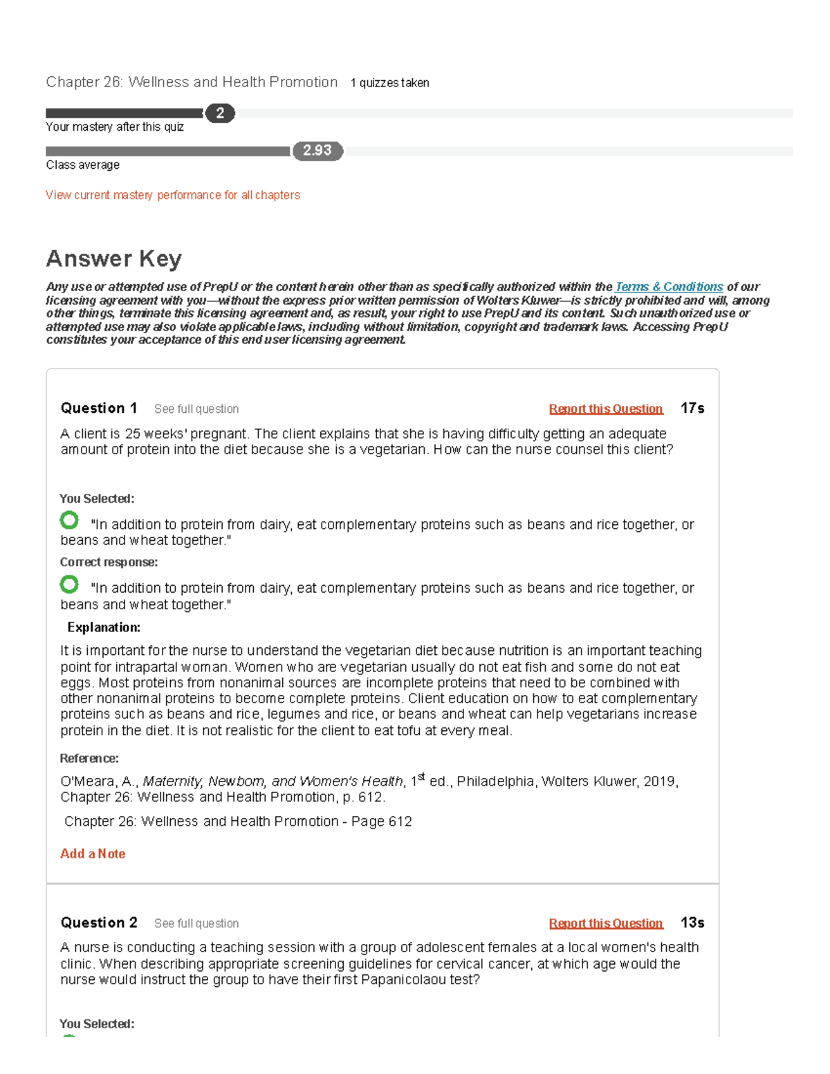 Chapter 26 - Wellness & Health Promotion Exam Prep Materials - Studocu