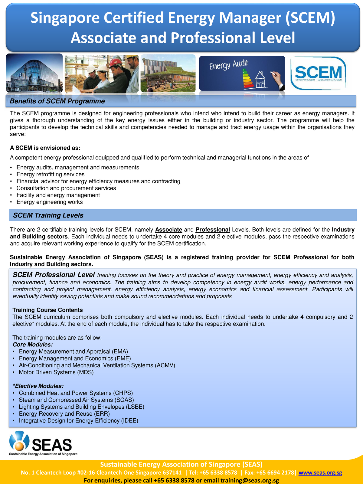Benefits of SCEM Programme: Associate & Professional Levels - Studocu