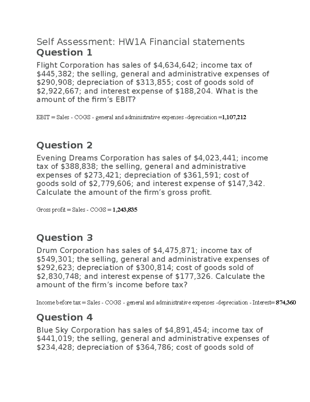 Market Ratios Analysis & Stock Valuation: FINC 330 Research Project ...