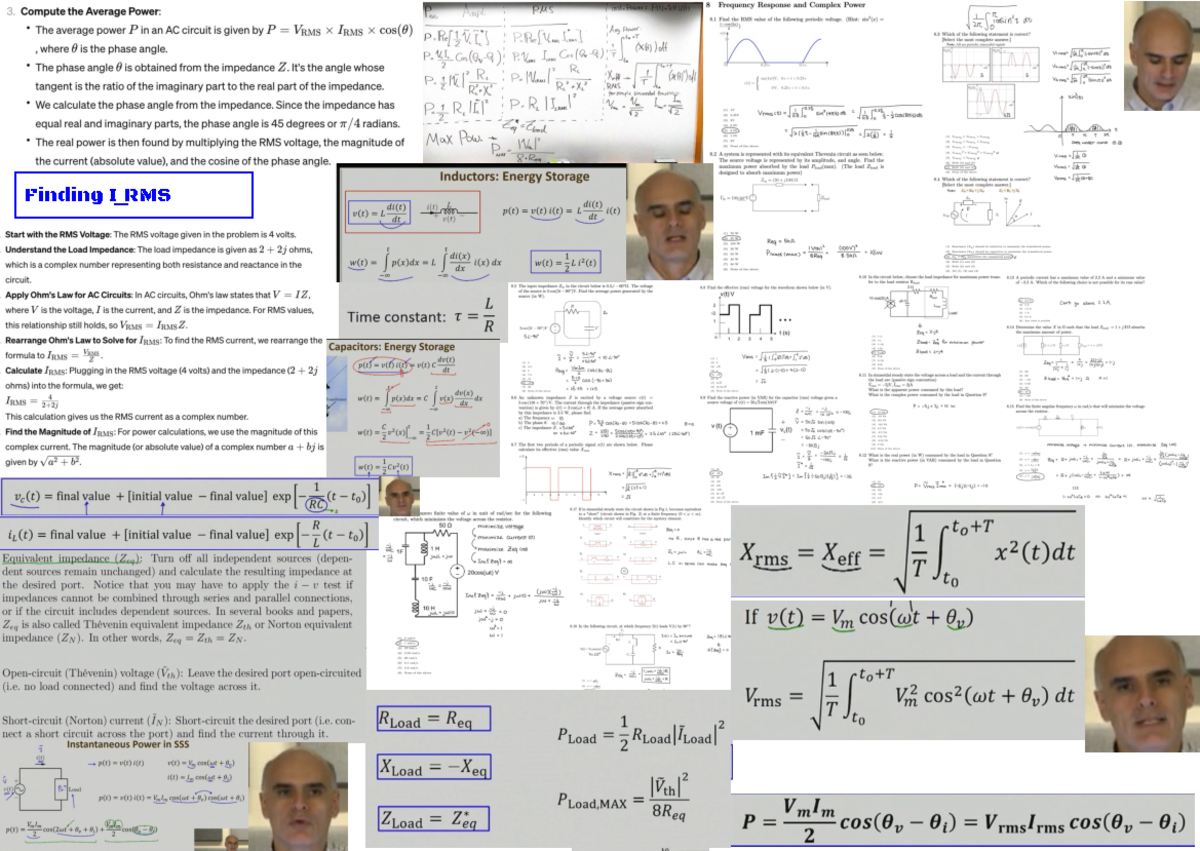 ECE Exam 2 Crib Sheet 1 - Ece 2k1 review - 8 and 3. Compute the Average ...