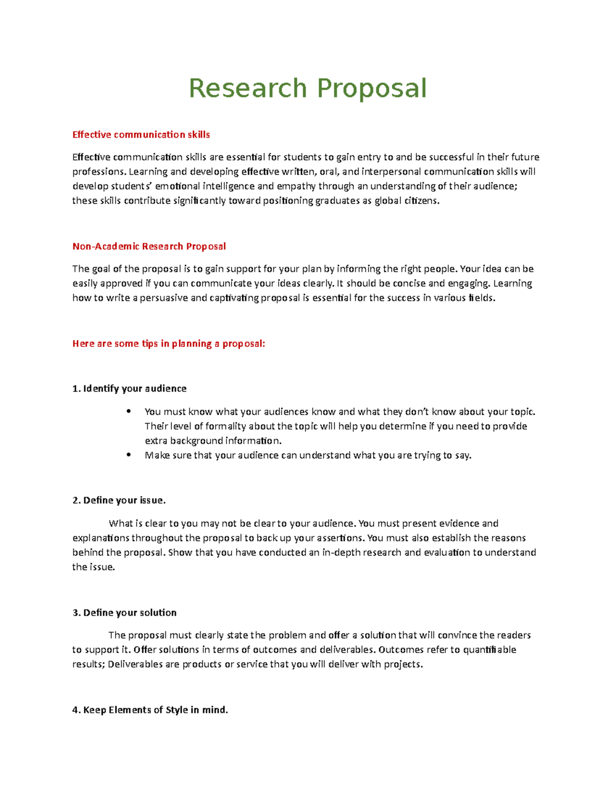 What Are The Parts Of Thesis Proposal